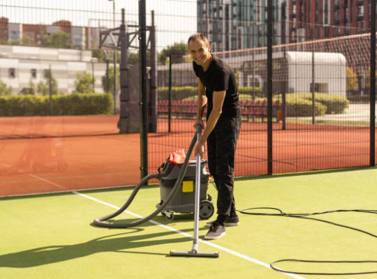 Rénovation court de tennis Gassin