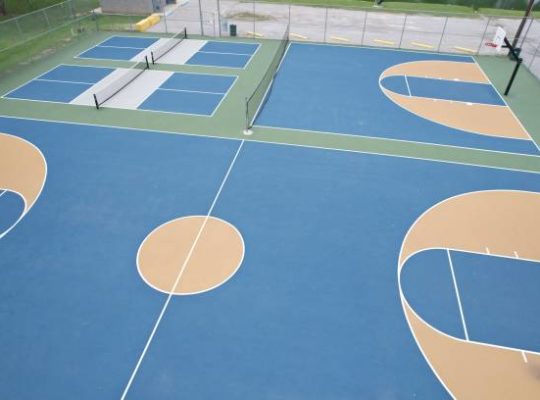Installation terrain de pickleball