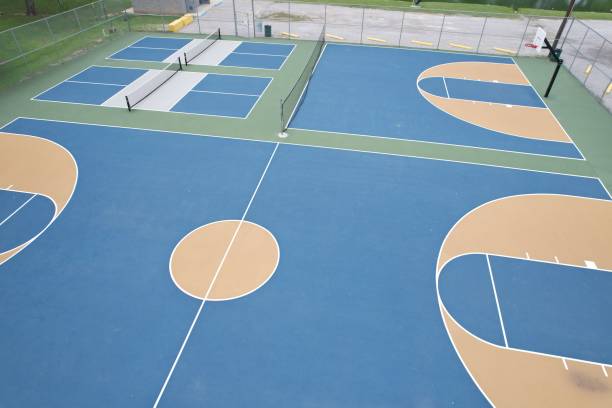 Installation terrain de pickleball